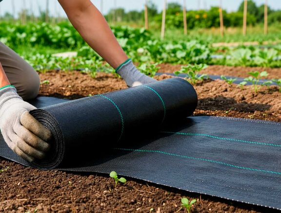 Mantén tus cultivos libres de malezas y aprovecha mejor el agua y los nutrientes del suelo. La Tela Ground Cover ayuda a reducir el mantenimiento del cultivo, protege la superficie del terreno y favorece un desarrollo más limpio y eficiente de las plantas.