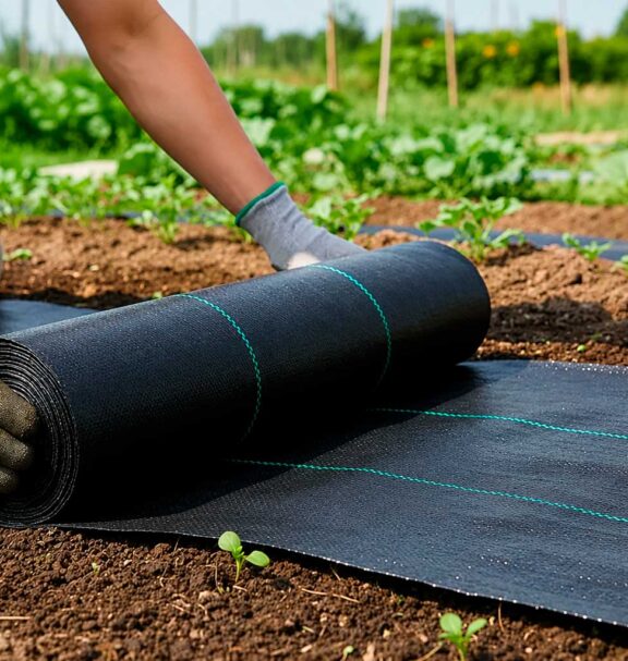 Mantén tus cultivos libres de malezas y aprovecha mejor el agua y los nutrientes del suelo. La Tela Ground Cover ayuda a reducir el mantenimiento del cultivo, protege la superficie del terreno y favorece un desarrollo más limpio y eficiente de las plantas.