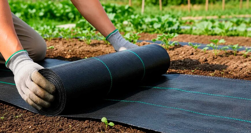 Mantén tus cultivos libres de malezas y aprovecha mejor el agua y los nutrientes del suelo. La Tela Ground Cover ayuda a reducir el mantenimiento del cultivo, protege la superficie del terreno y favorece un desarrollo más limpio y eficiente de las plantas.